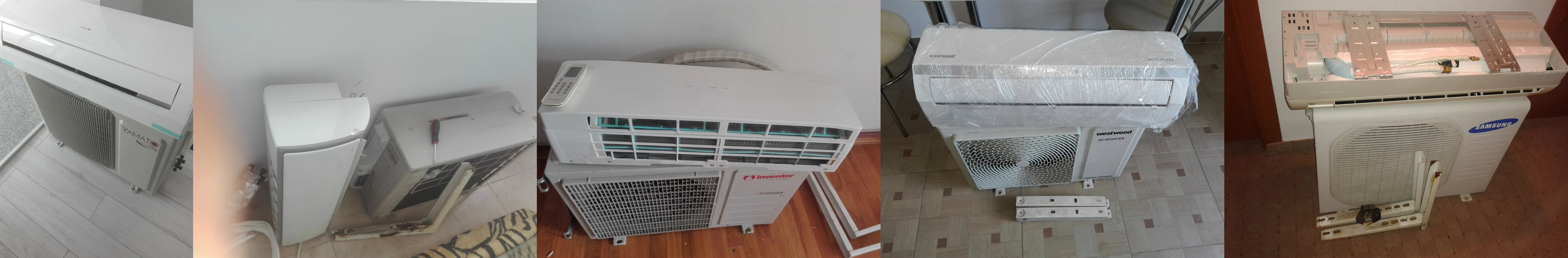  Lucrari de demontare, montare, mutare aparate de aer conditionat. 